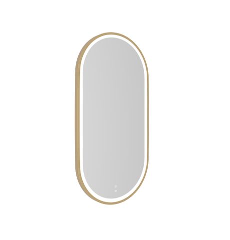 LED Noosa 900(H)x450(W) Gold Metal Frame Tuffi Mirror — detail 6