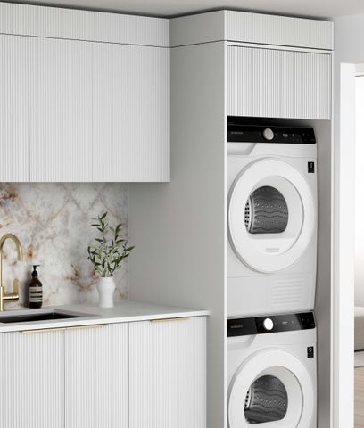 Laundry Kit 1715C Bondi White with Pure White Top — detail 2