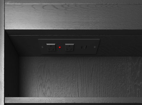 LED Bondi 1200(W)x750(H) Black Oak Shaving Cabinet - Premium Edition — detail 4