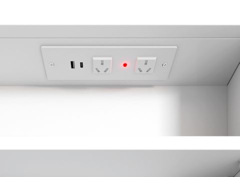 LED Bondi 900(W)x600(H) White Shaving Cabinet - Premium Edition — detail 6
