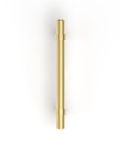 Astor - 138mm Brushed Brass Handle (Premium Solid Brass Construction) — detail 3