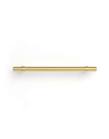 Astor - 210mm Brushed Brass Handle (Premium Solid Brass Construction) — detail 3