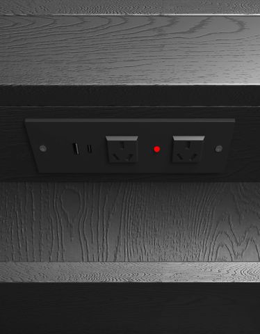 LED Bondi 1800(W)x900(H) Black Oak Shaving Cabinet - Premium Edition — detail 4