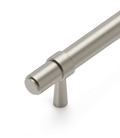 Astor - 210mm Brushed Nickel Handle (Premium Solid Brass Construction) — detail 2
