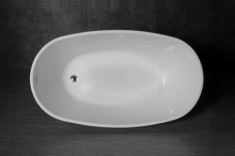 Vinny 1300x700x580 Gloss White Bathtub OF — detail 2