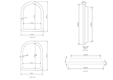 Laguna Mark II Woodland Oak Handle Archie Frame & Stone Insert — detail 2