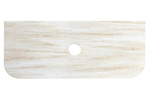 Bondi English Edge 1200x460x50 Sand Dune Top — detail 2