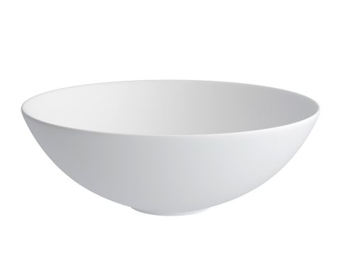 Bondi 400x400x135 Matte White Basin — detail 2