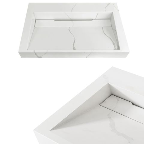 Moonlight 600mm Solid Surface Top — detail 4