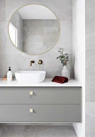 Boston 1200mm Light Grey Wall Hung Cabinet Only — detail 3