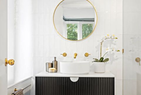 Marlo 900mm Matte Black Wall Hung Cabinet Only — detail 6