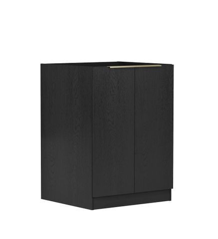 Byron/Bondi Laundry 630 Black Oak Base Cabinet — detail 2