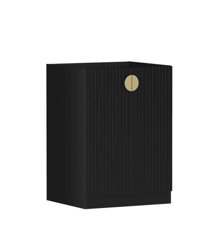 Marlo Laundry 630 Fluted Black Base Cabinet — detail 2