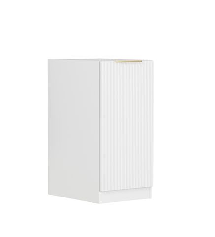 Bondi Laundry 415 Fluted White Base Cabinet — detail 2