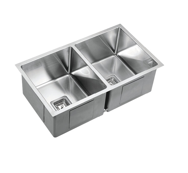 304 Double Stainless Steel Sink(SLSS-775DS)775×450×235mm
