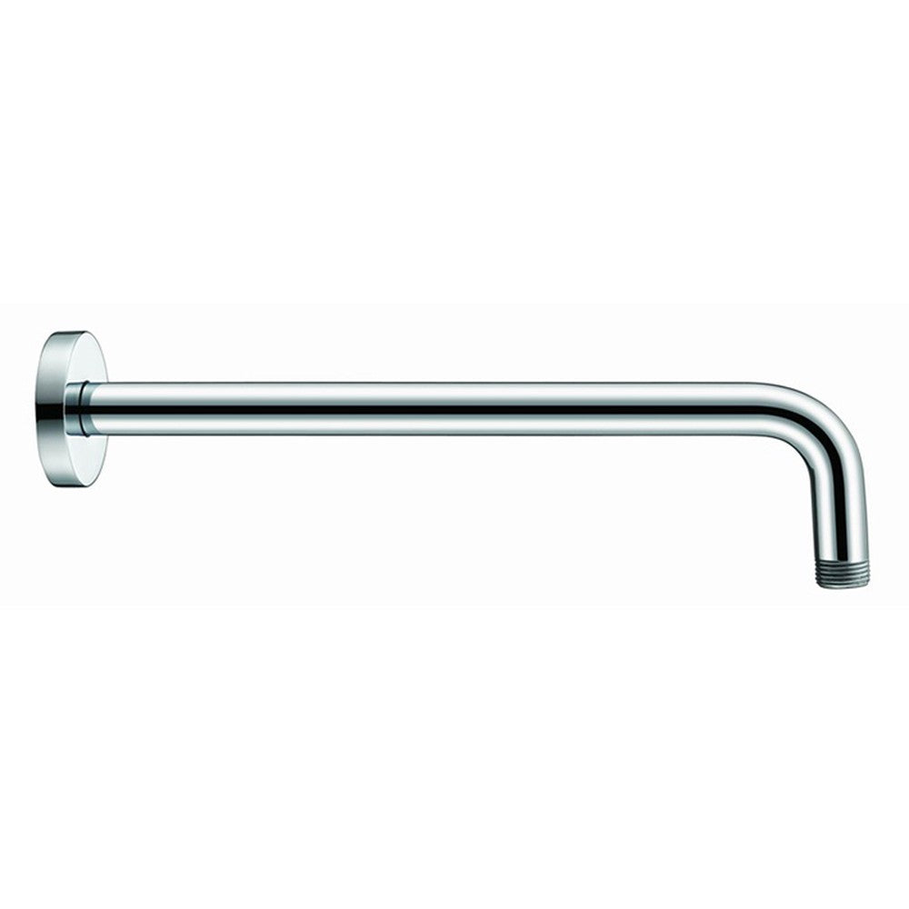 Round Shower Arm Horizontal Chrome 400mm Chrome