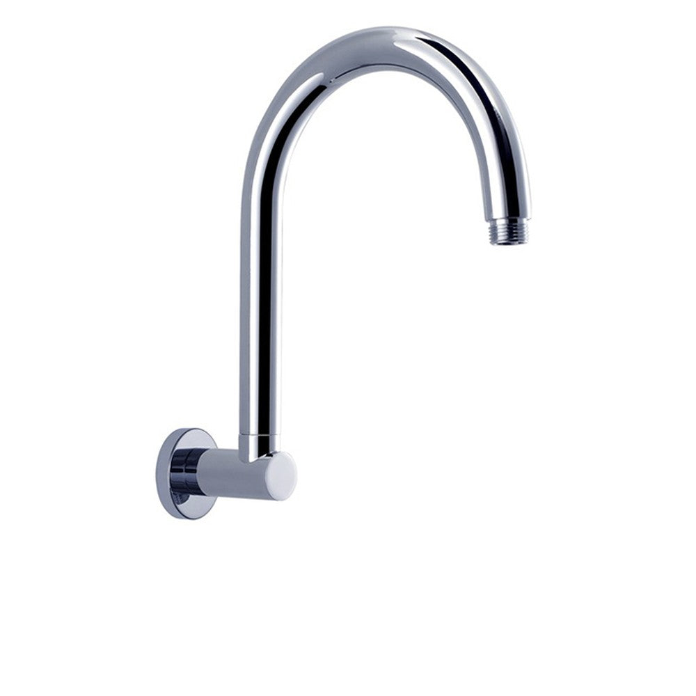 Round Shower Arm High Rise Chrome Chrome