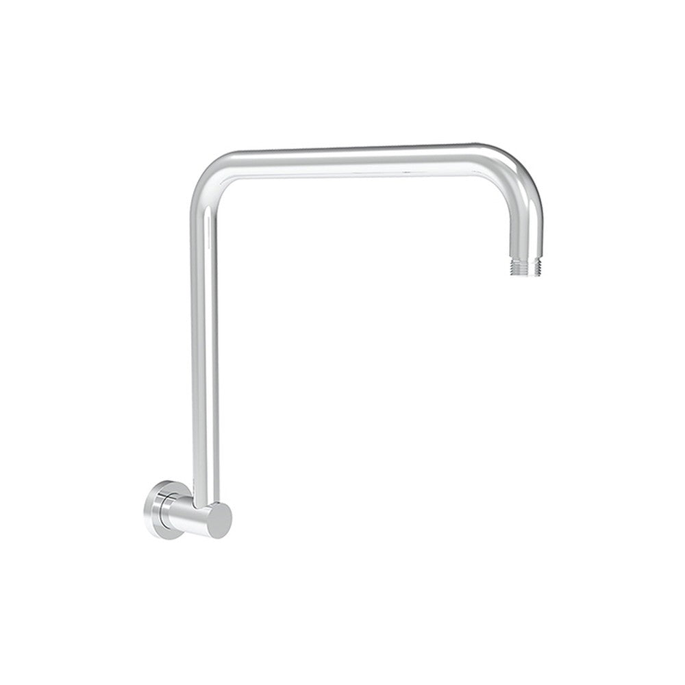 Round Shower Arm High Rise Chrome Chrome