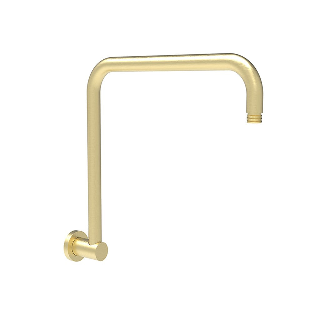 Round Shower Arm High Rise Brushed Gold Brushed Gold