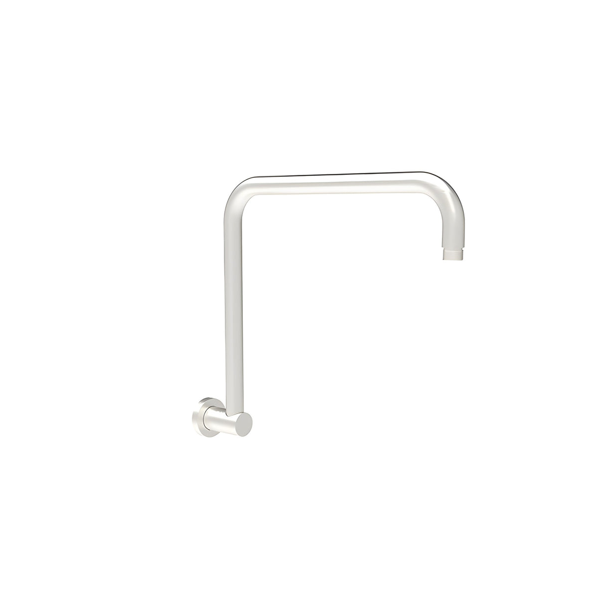 Round Shower Arm High Rise Brushed Nickel Brushed Nickel