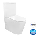 Alzano Rimless Toilet Suite With Slim Seat ISC88