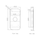 NEWPORT WHITE SHAVING CABINET