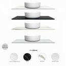 Byron 1200x460x550 wall hung Natural Oak Plywood Cabinet