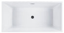 Tivo  Multi Fix Bath Tub 1700 Acrylic with Fiber Glass Drainer with oblong overflow