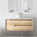 Byron 1200x460x550 wall hung Natural Oak Plywood Cabinet