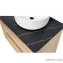 Byron 750x460x550 wall hung Natural Oak Plywood Cabinet