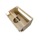 Byron 750x460x550 wall hung Natural Oak Plywood Cabinet