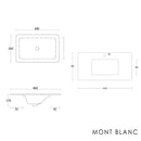 Byron 900x460x550 wall hung Natural Oak Plywood Cabinet