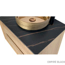 Byron 900x460x550 wall hung Natural Oak Plywood Cabinet