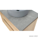 Byron 900x460x550 wall hung Natural Oak Plywood Cabinet