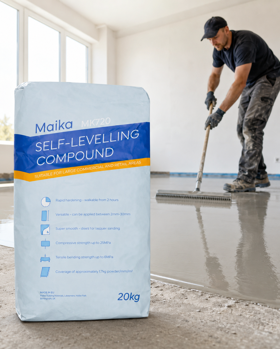 MAIKA Floor Preparation & Floor Levelling
