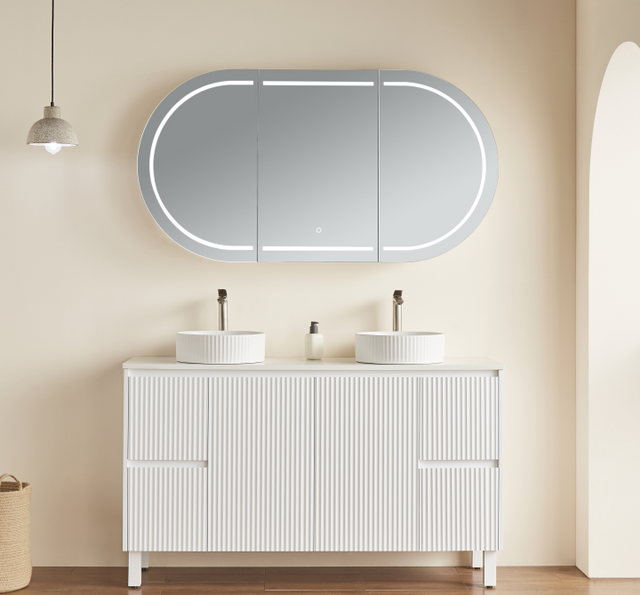 Olivia LED Mirror Cabinet OPLSV1580MW-LED