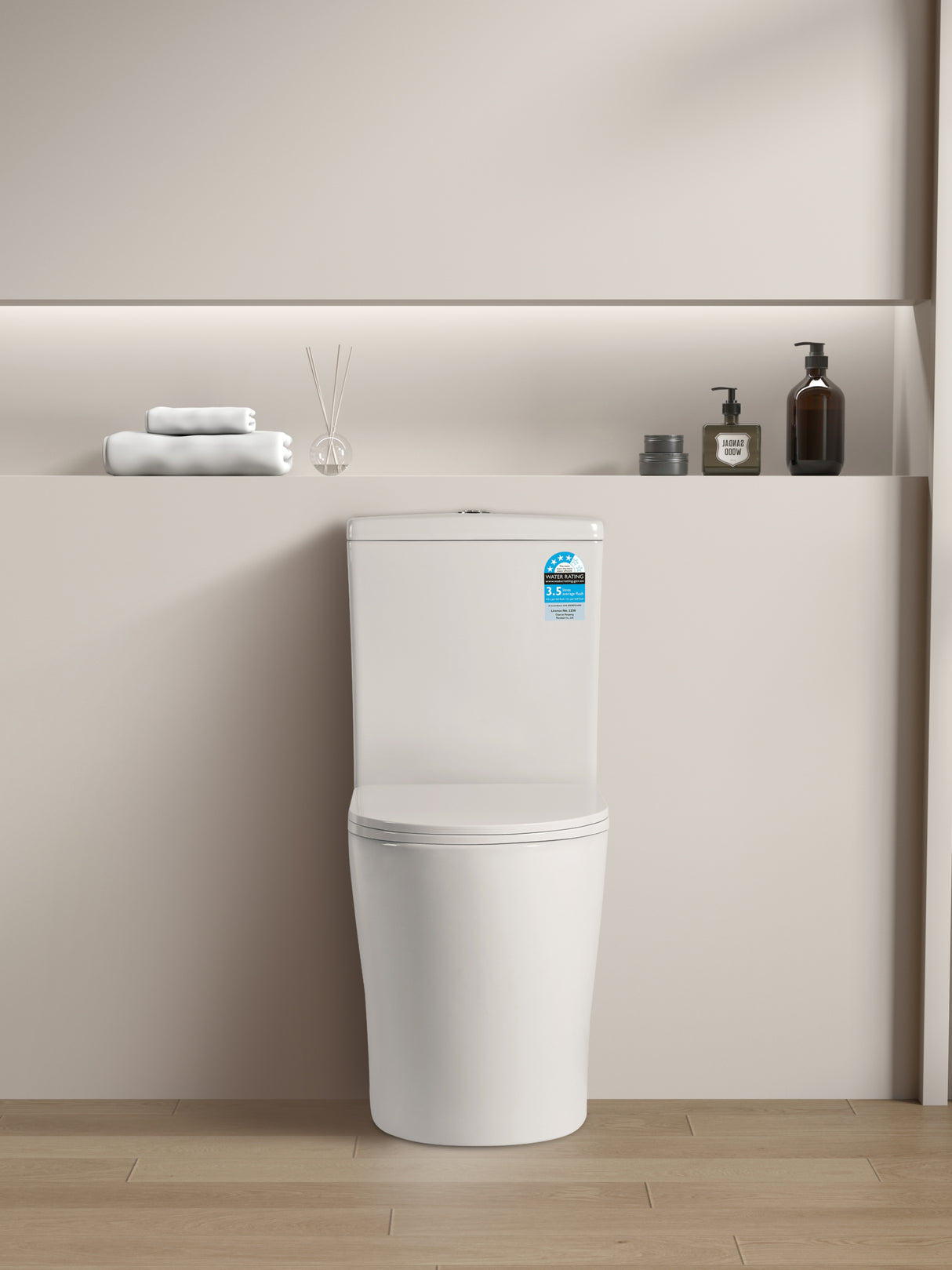 Livis KDK022 Rimless Toilet Suite — detail 2