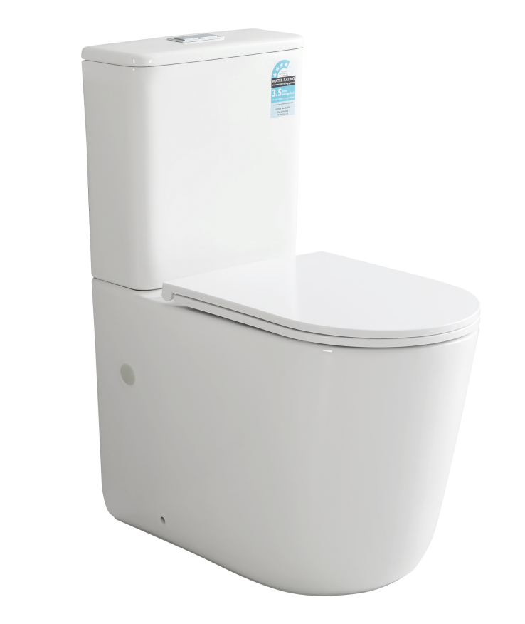 Mira Tornado Rimless Toilet Suite Dual Flush 655*385*835mm V037 — detail 2