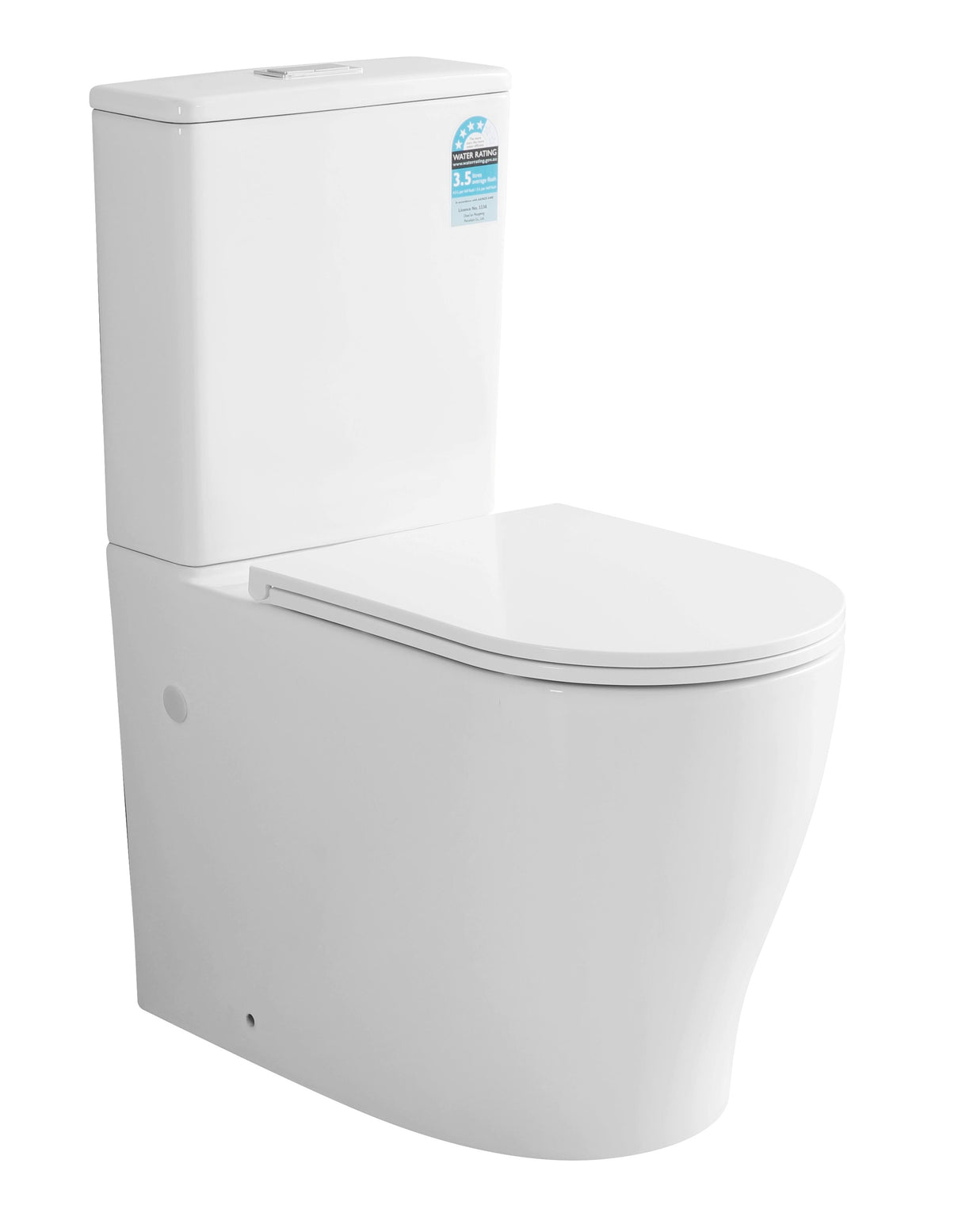 Lumia Tornado Rimless Toilet Suite Dual Flush 660*385*860mm V038 — detail 2