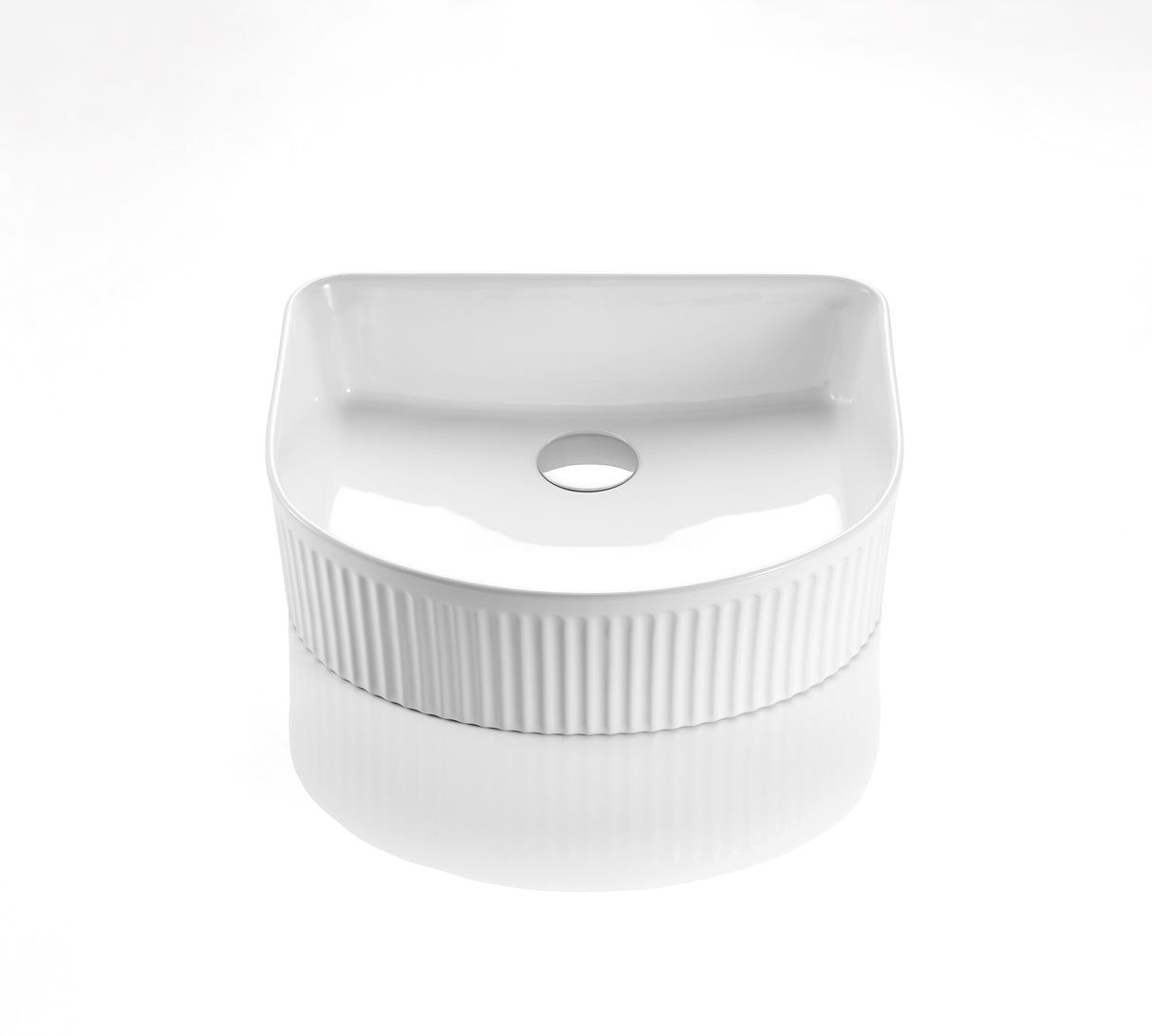 CA4135AR Cascade Fluted Arch Art Basin(Arch: 415x365x120)