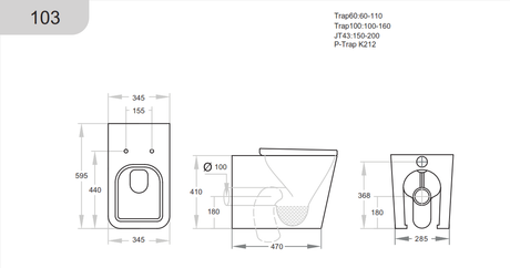 Qbist Geberit Inwall Floor Toilet Suite (Sigma8/Kappa + KDK103) — detail 4