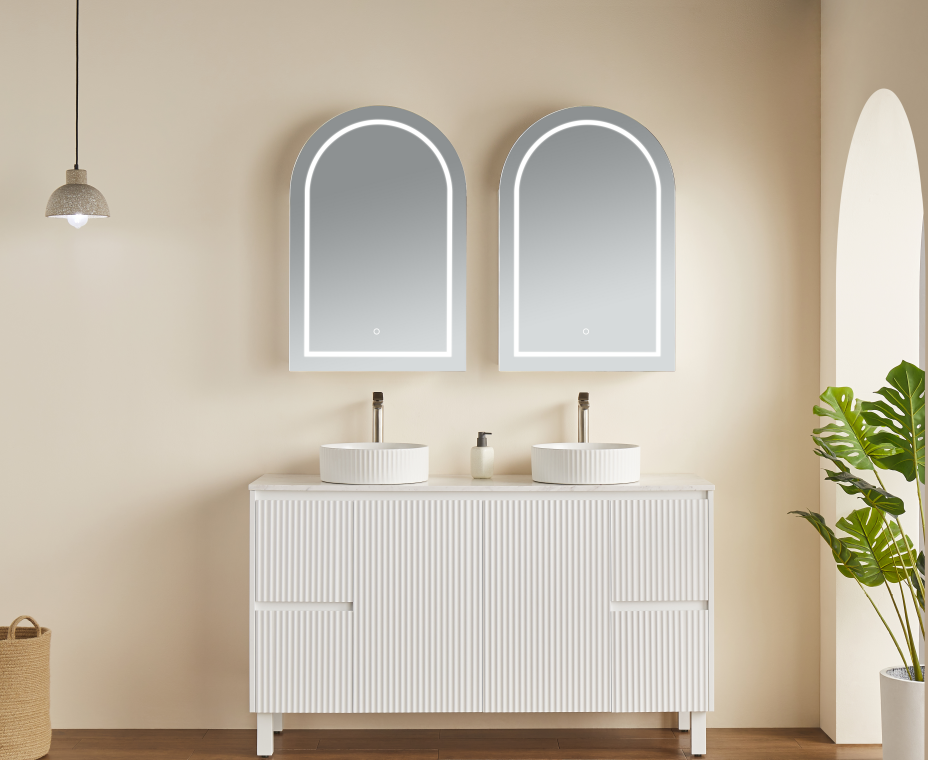 Olivia LED Mirror Cabinet OARSV6090MW-LED
