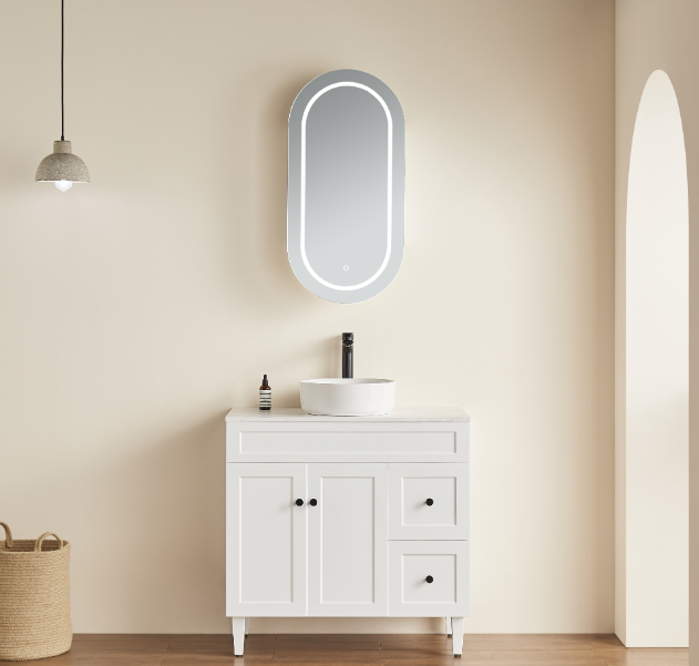 Olivia LED Mirror Cabinet OPLSV4590MW-LED