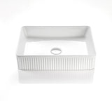 CA5038 Cascade Flute Retangular Art Basin(Rectangle: 500*380*120mm)