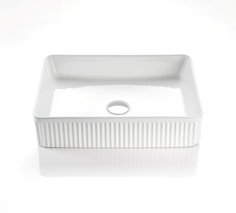 CA5038 Cascade Flute Retangular Art Basin(Rectangle: 500*380*120mm)