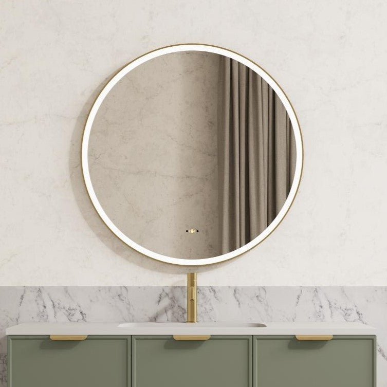 Lirra Iron Framed LED Mirror – Front &amp; Backlit Smart touch free controls 600/800/900 LRFM600/LRFM800/LRFM900 — detail 2