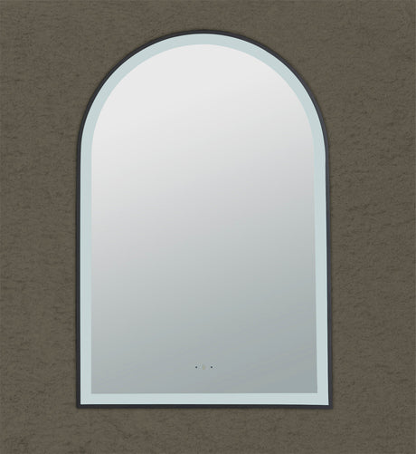 Aura Iron Framed LED Mirror – Front &amp; Backlit Smart touch free controls 600*900mm LFMAR6090 — detail 2