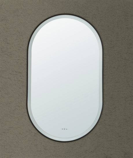 Lirra Iron Framed LED Mirror Electroplated 450/600mm LOFM4590/LOFM60100-MB/BG/BN/GM — detail 2