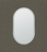 Lirra Iron Framed LED Mirror Electroplated 450/600mm LOFM4590/LOFM60100-MB/BG/BN/GM — detail 5