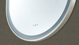Lirra Iron Framed LED Mirror Electroplated 450/600mm LOFM4590/LOFM60100-MB/BG/BN/GM — detail 8